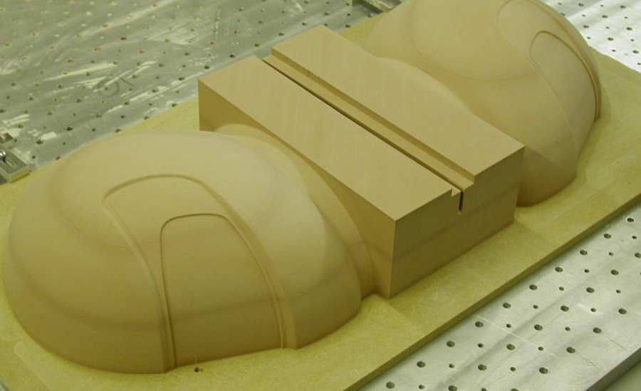 CNC 制造的体块模型