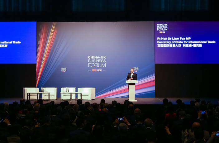 英国国际贸易大臣 利亚姆·福克斯先生发表讲话