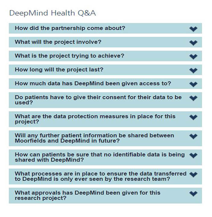 Deepmind Health Q&A