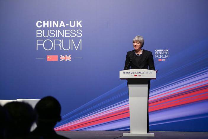 英国首相 特蕾莎梅女士发表讲话